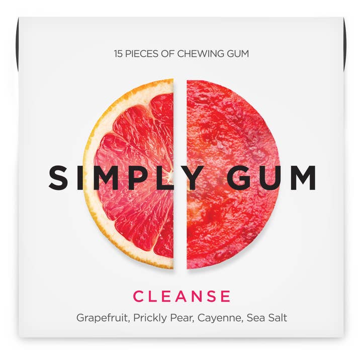 Simply Gum - Wholesale Chewing gum - Cleanse Chewing Gum- Natural + Plastic-Free | 12 Pack6