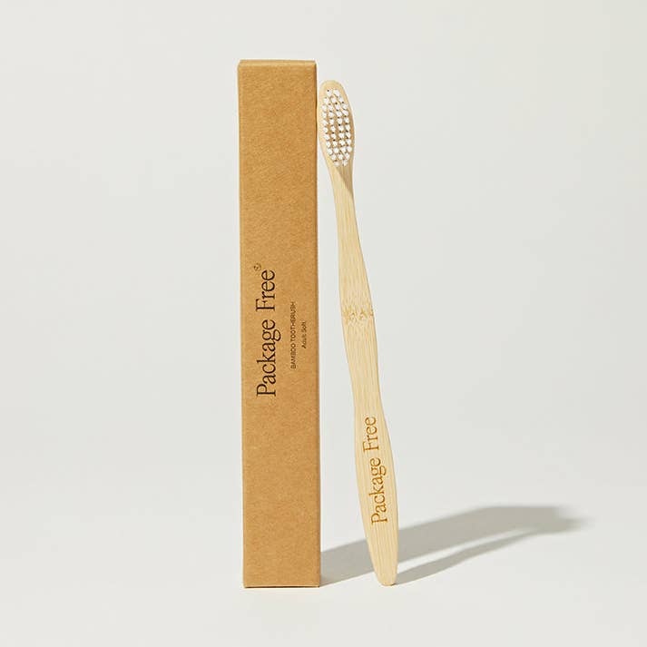 Bamboo Adult Toothbrush for wholesale by Package Free