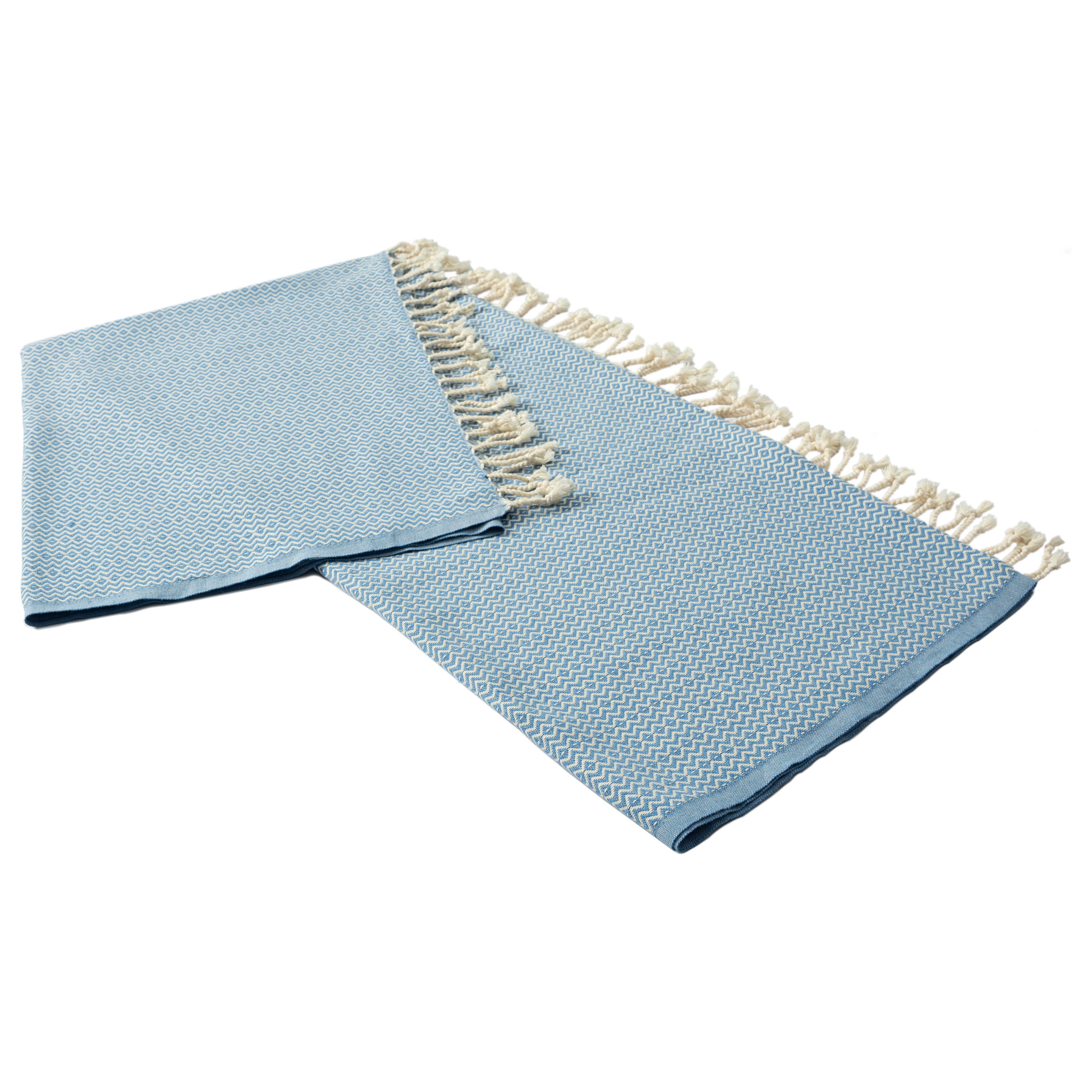 LR Home - Wholesale Throw Blanket - Sara Diamond Turkish Organic Cotton Throw Blanket5