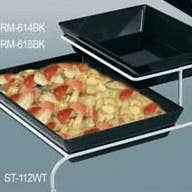 EcoQuality - Wholesale Cake stand - 19 1/2"x17"x7" 2-Tier Stand For RM-614 RM-618, Display Melamine White0