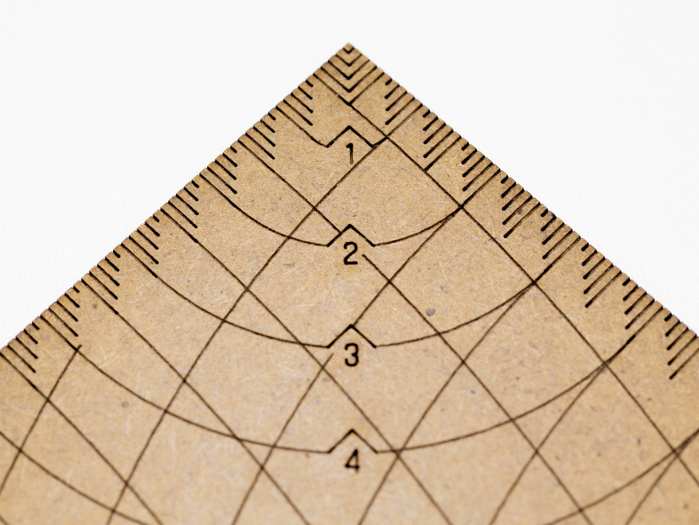 Divide and Rule – wholesale Ruler – Square 60/30/90° - Original5