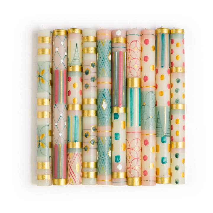 Thumbprint Artifacts - Wholesale Tapered Candle/Candlestick - Delight Candle13