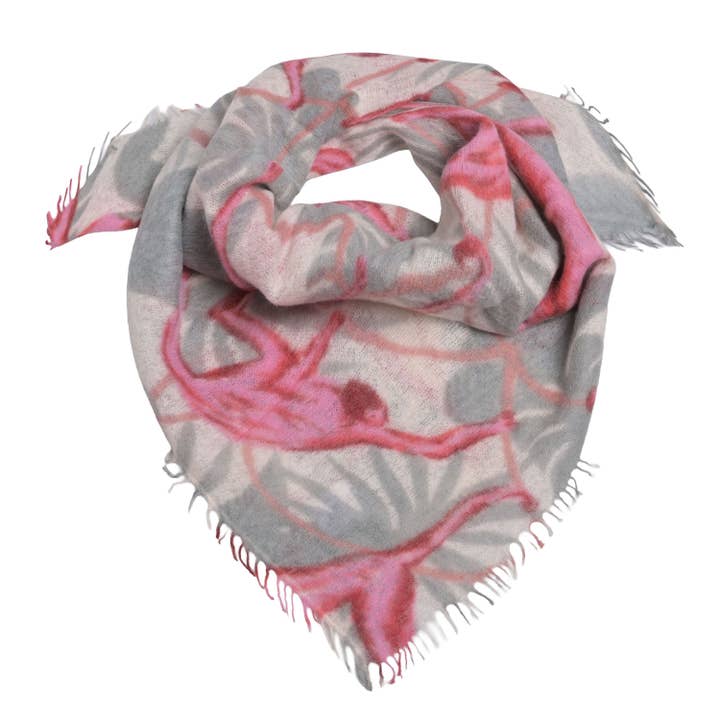 Cashmere Bandana Monkey-cs in Champagne for wholesale by cute stuff GmbH