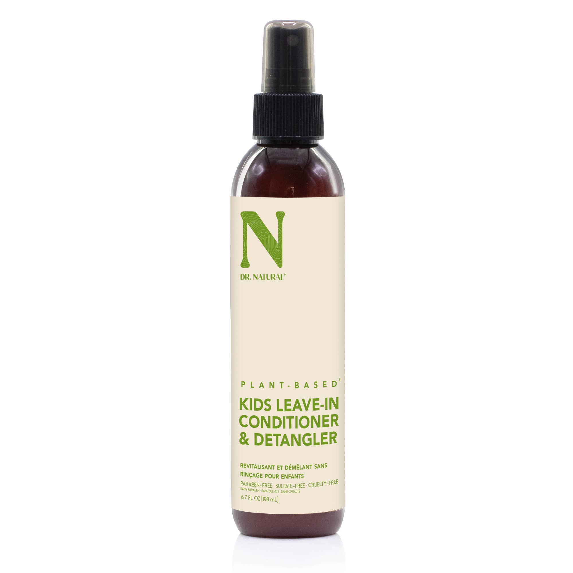 Dr. Natural - Vendita all'ingrosso Balsamo senza risciacquo - Balsamo e districante senza risciacquo per bambini a base vegetale (6,7 once)0