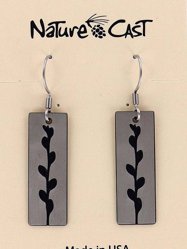 21122 Earring Dangle Willow Buds for wholesale by Nature Cast