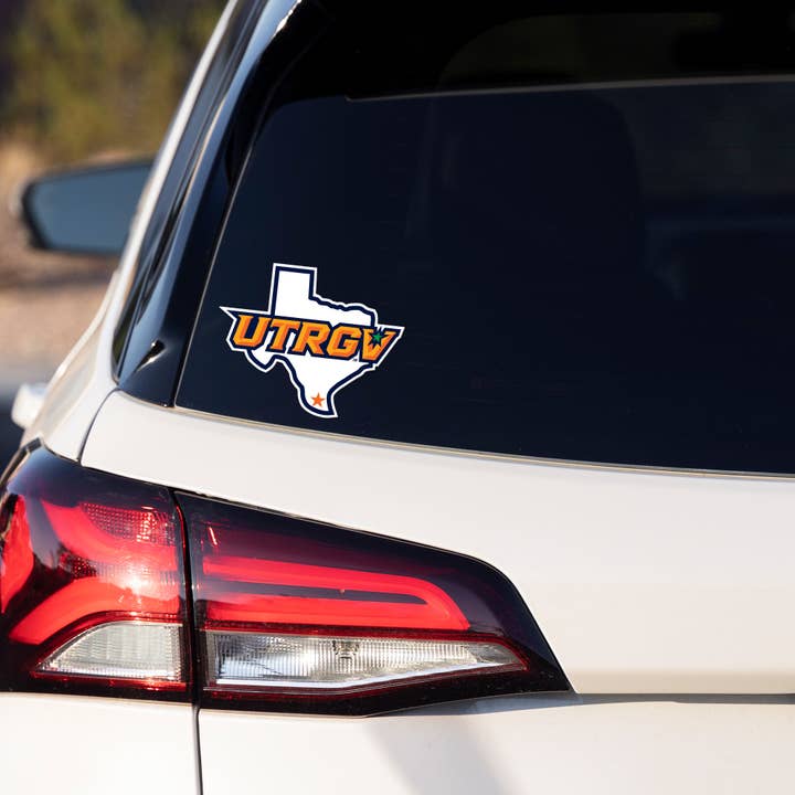 Rico Industries - Wholesale Car Decorative Charm - Unisex - NCAA Texas-Rio Grande Valley Vaqueros Medium Die Cut Decal2