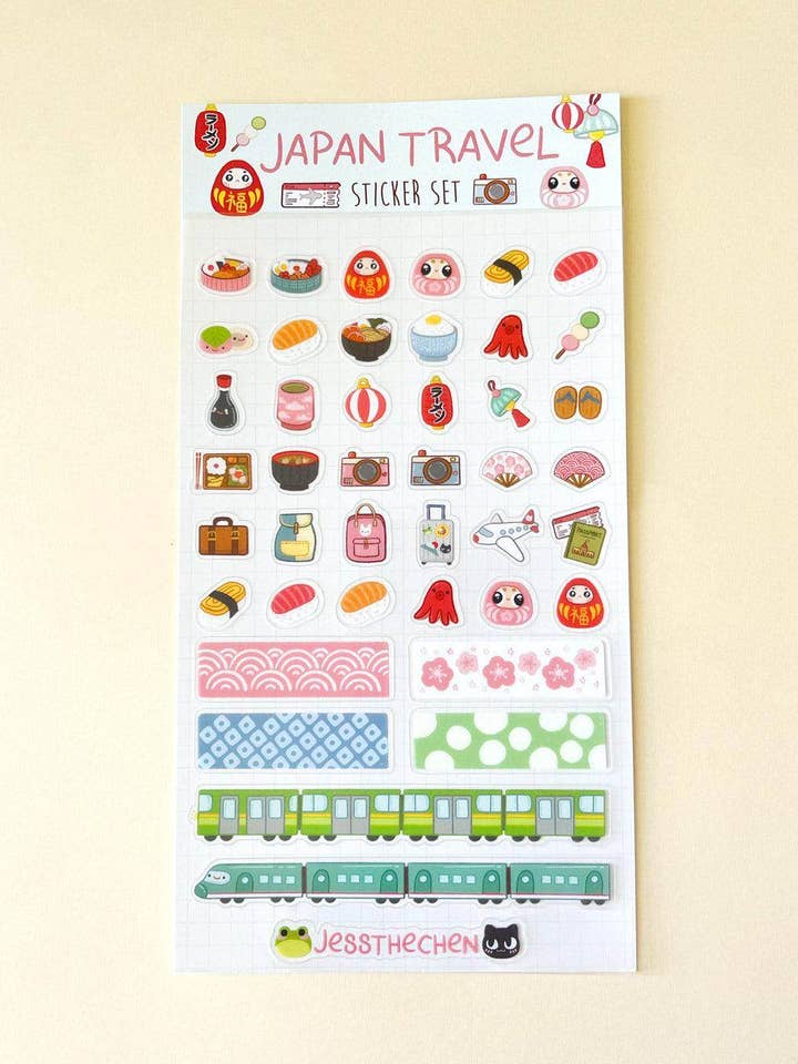 Planner & Calendar Stickers | Japan Travel for wholesale by Jessthechen