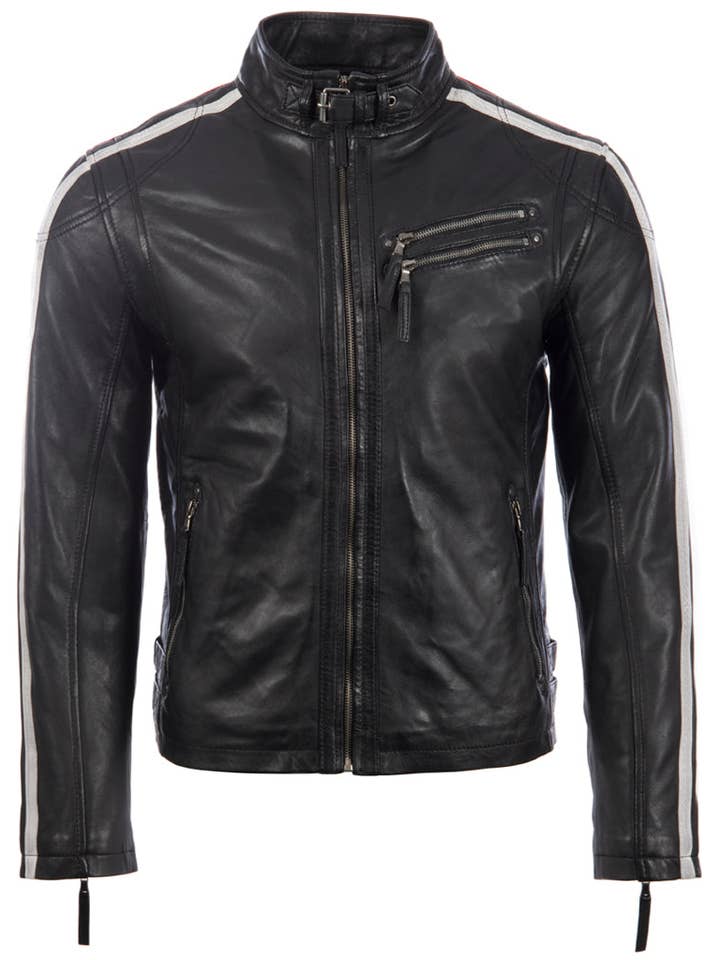 Chaqueta motera KPTW Racing para hombre, color negro para venta al por mayor de Aviatrix