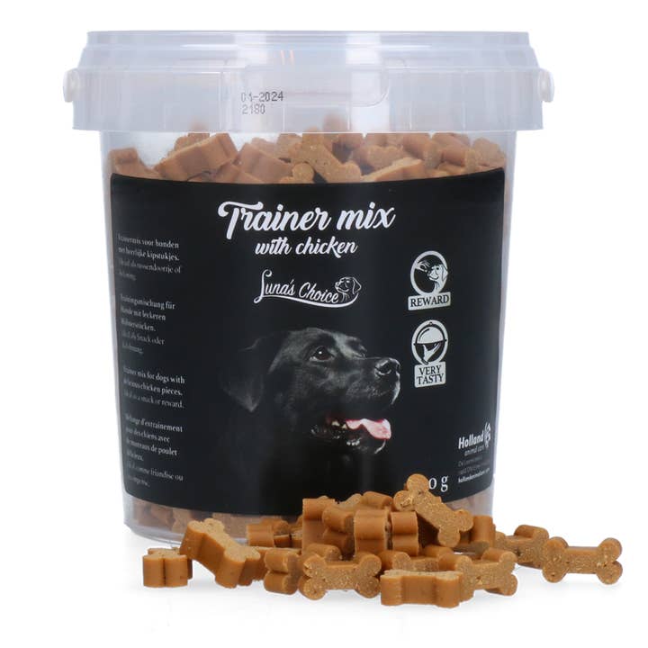 Luna's Choice Trainer Mix Chicken Pieces for wholesale by Hofman Animal Care
