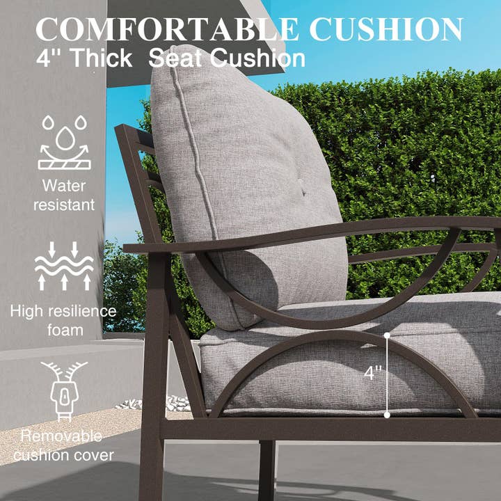 Heynemo - Wholesale Patio Set - Outdoor Patio Furniture Set, 2 Piece Patio Conversation Set19