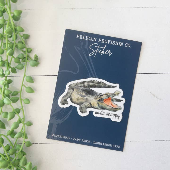 Pelican Provision Co. - Wholesale Sticker - Sorta Snappy Sticker