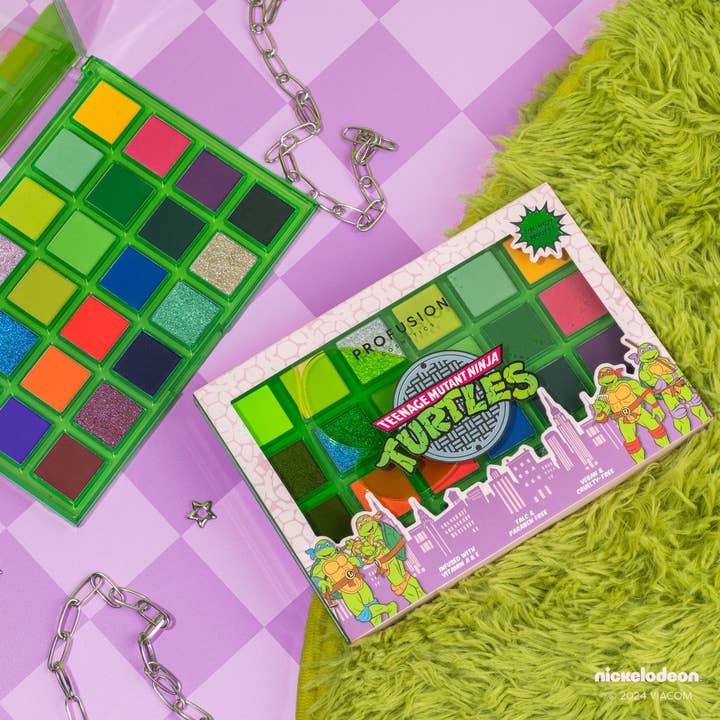 Profusion Cosmetics - Wholesale Eyeshadow Palette - Teenage Mutant Ninja Turtles 24 Shade Eyeshadow Palette