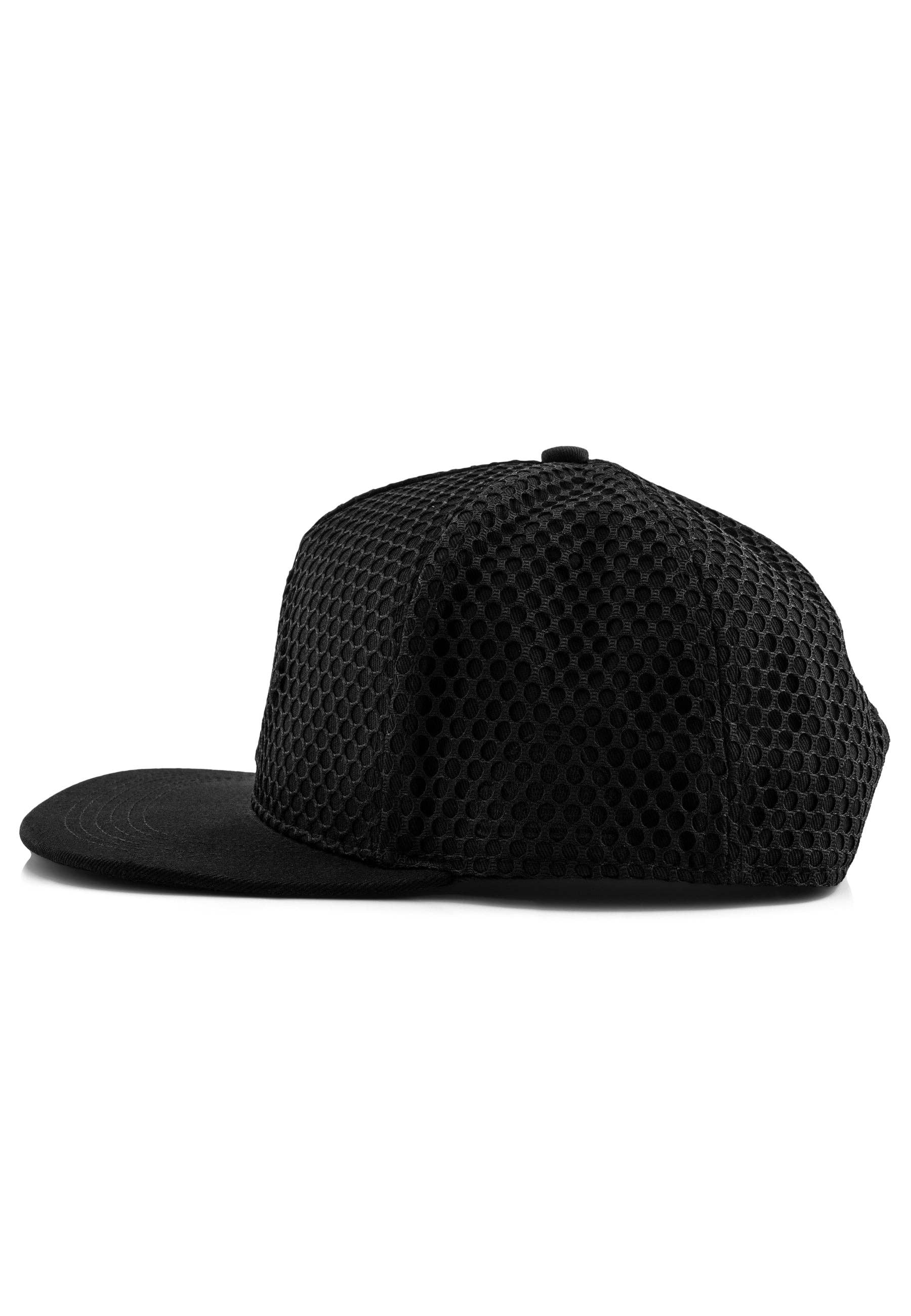 Blackskies - Wholesale Flat Brim Cap - Men's - Andromeda Snapback Cap - Black Mesh6