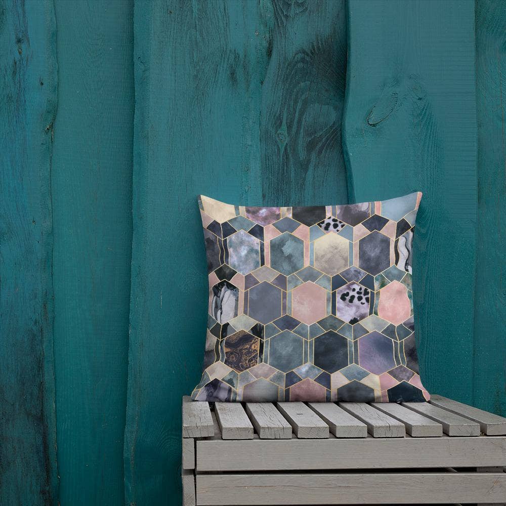 Cushion Covers Store – wholesale Prydnadskuddfodral – Geometrisk marmor känsla kuddfodral1