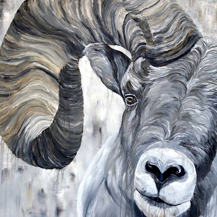 20x20 kunstmat papirtryk - „Buford“ for engroshandel hos Shirley Kay Art