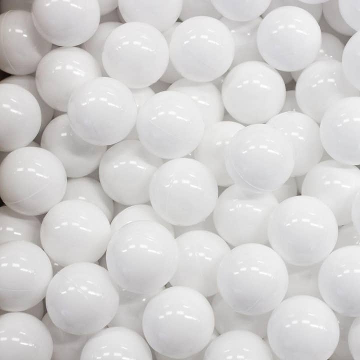 IGLU SOFT PLAY LTD - Wholesale Sports Ball - Kids - White Ball Pit Balls (Large, 500pcs)
