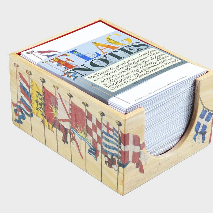 Flagnotes: Historic Flag Imagery Note Tray for wholesale by Tour d'Horizon