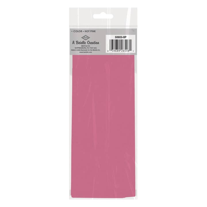 Beistle - Wholesale Tissue Paper - Hot Pink Tissue Paper Sheets, 20" x 20"2