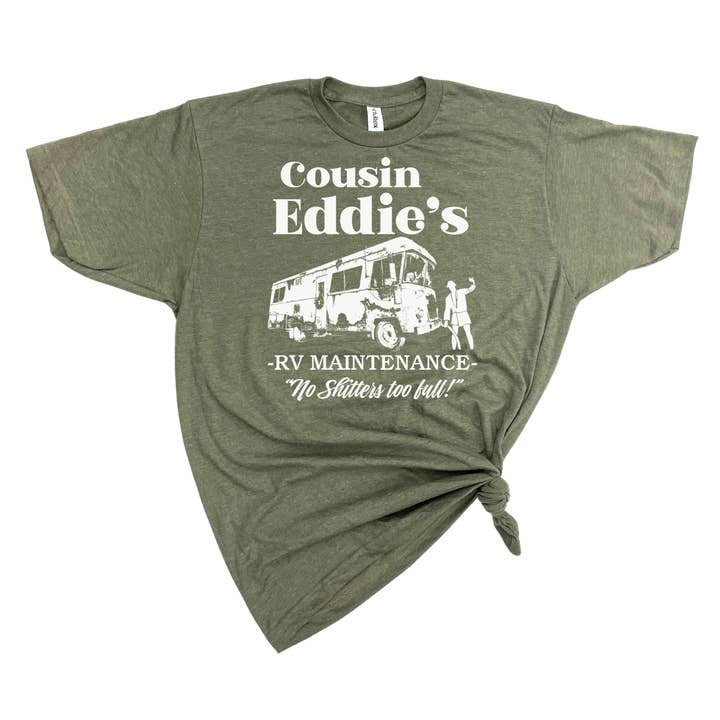 dkhandmade - Wholesale Screen Printed T-Shirt - Men's - COUSIN EDDIE'S RV MAINTENANCE T-SHIRT