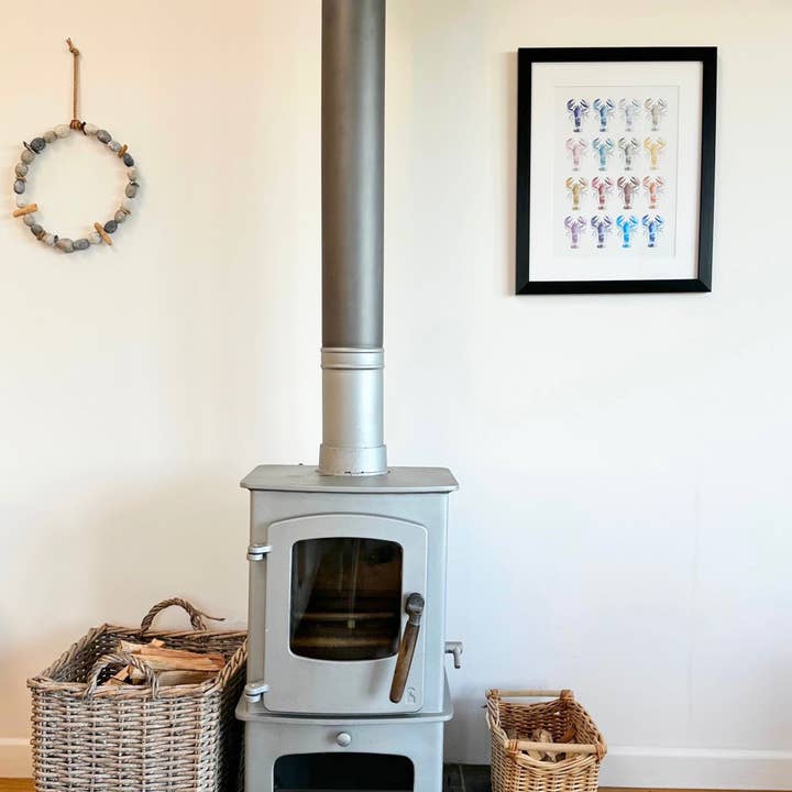 Chromatic Lobster Collection - Watercolour Print for wholesale by SeaKisses