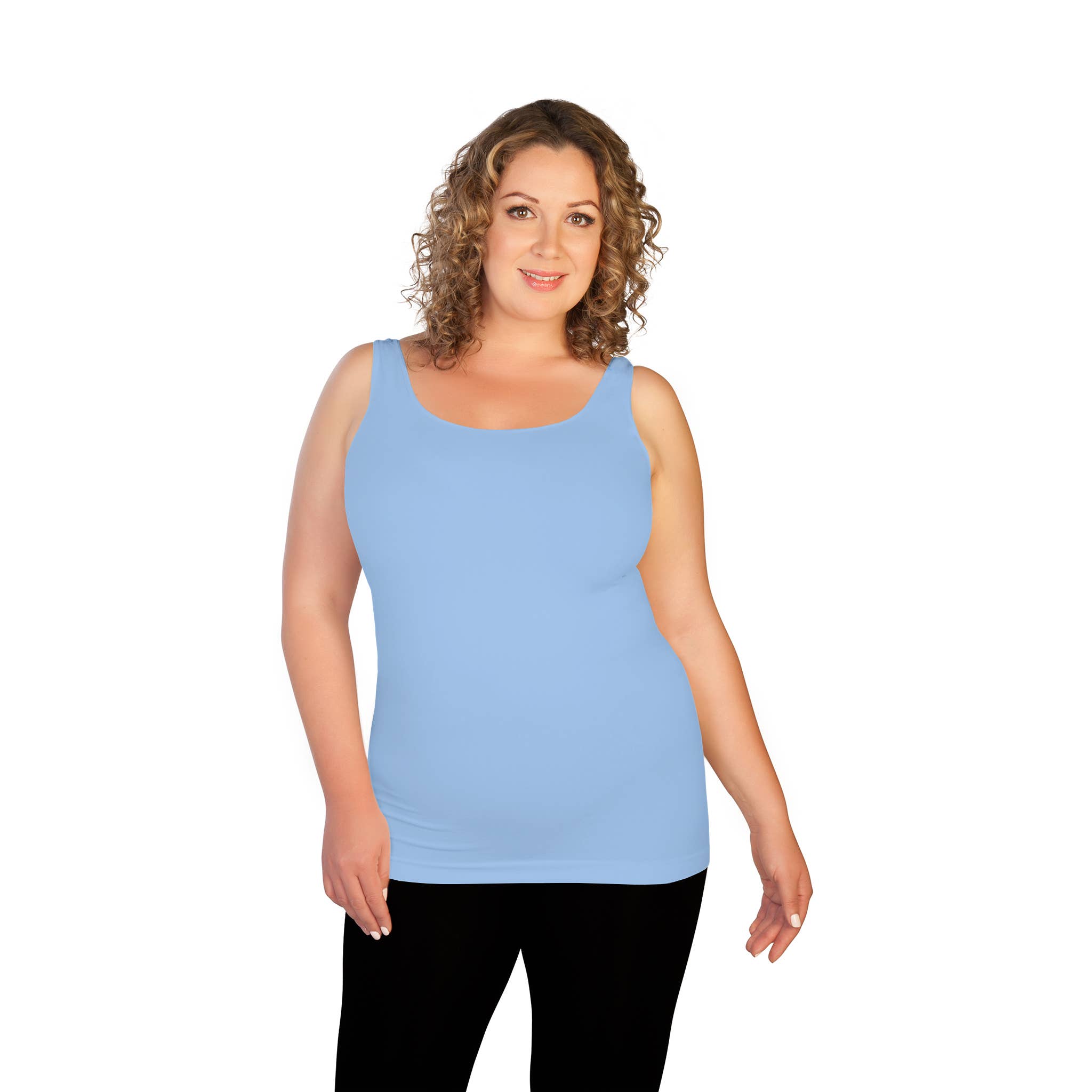 Skinnytees - Wholesale Tank Top - Women's - Plus Basic Tank0