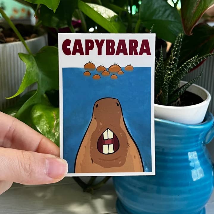 Capybara Sticker for wholesale by Scarlett Rose Galaxy