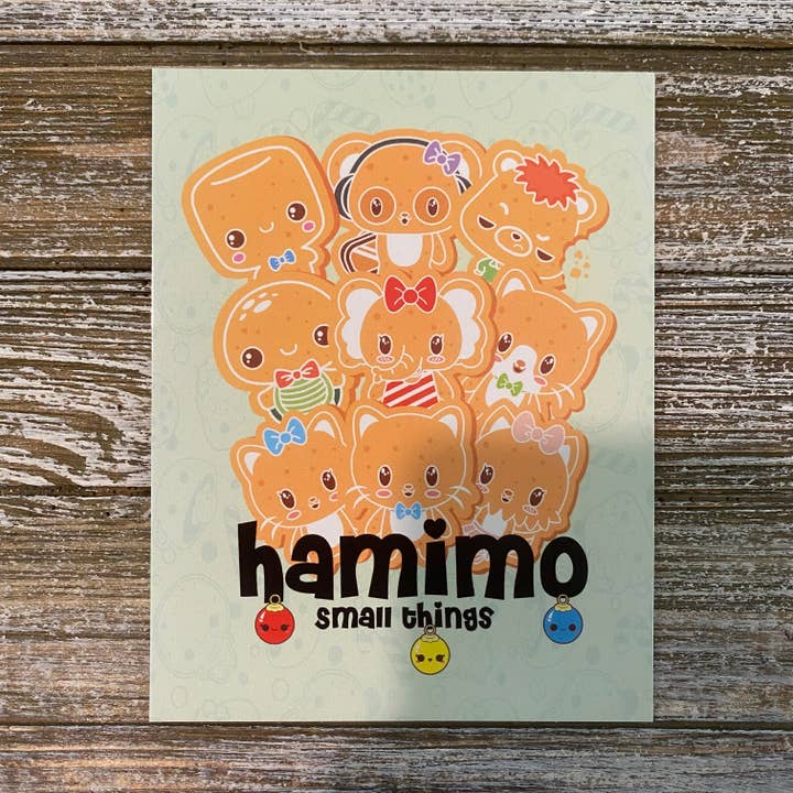 Hamimo Postkarte Lebkuchenfreunde für den Großhandel von Hamimo Small Things