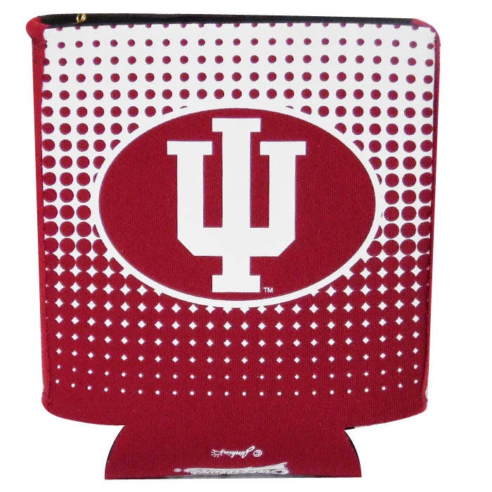 Jenkins Enterprises - Wholesale Drink Huggers & Koozies - Indiana Hoosiers Koolie Pocket Dot Pattern 12 Dp0