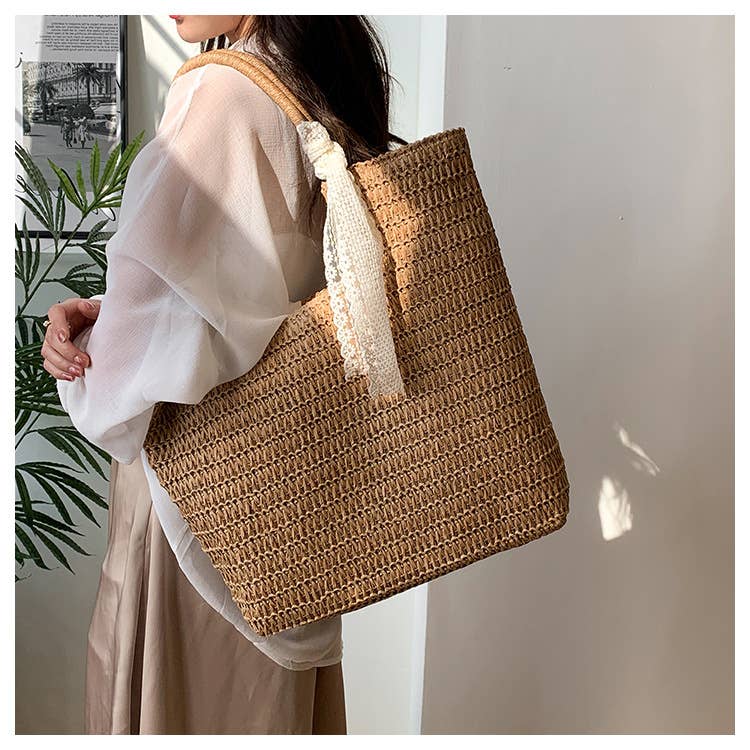 wandf - Wholesale Beach Bag - Straw Bags for Women Summer Tote Bag,Large Beach Bag Holiday7