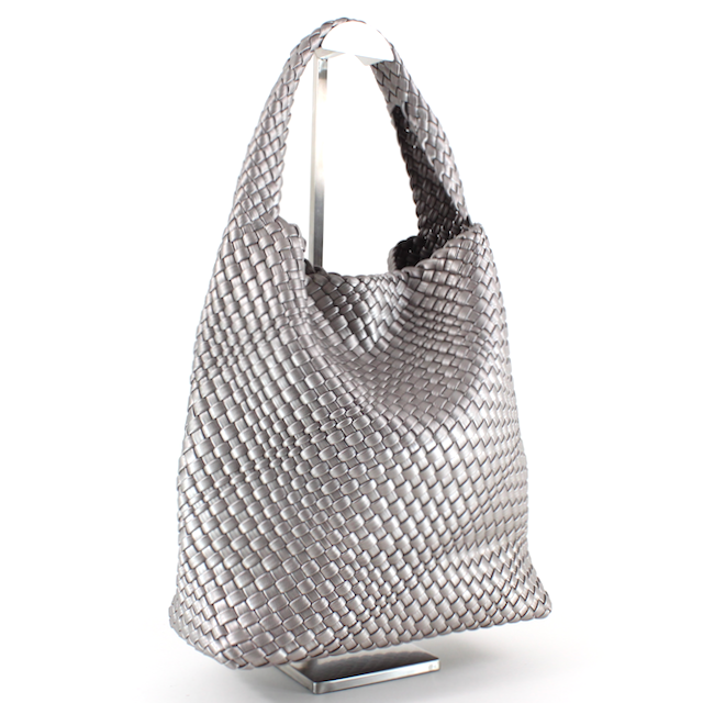 Pretty Persuasions - Wholesale Shoulder Bag - Women's - P23067 Woven Hobo Bag w/Cosmetic Pouch2