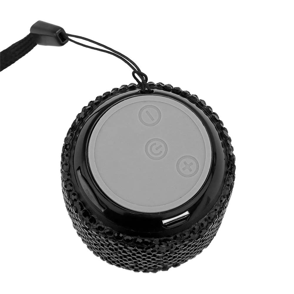 Sensibling Corp. – Engroshandel Højtalere – Mini bærbar trådløs højttaler med bling og nitter2