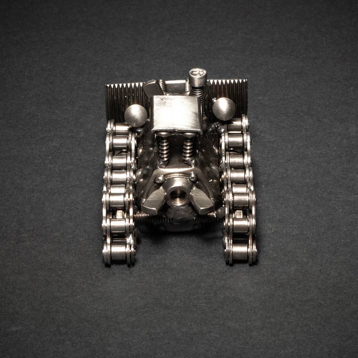 Metal Relic - Wholesale Decorative Figurine - Metal Bulldozer Figurine5