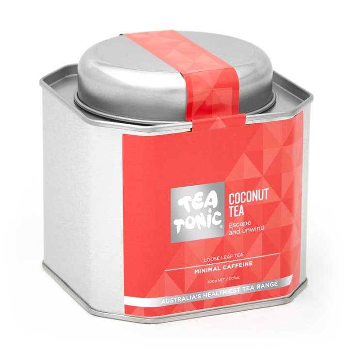 Tea Tonic - Wholesale Loose tea - Coconut Tea Loose Leaf Caddy Tin