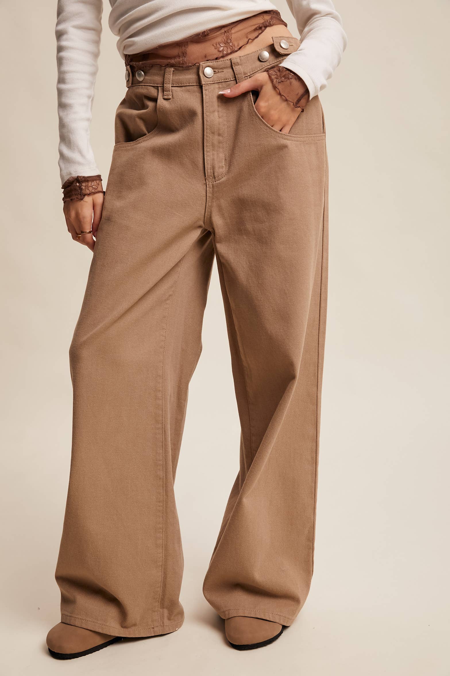 Listicle - Venta al por mayor Vaqueros - Mujer - Pantalones vaqueros de pierna ancha de colores12