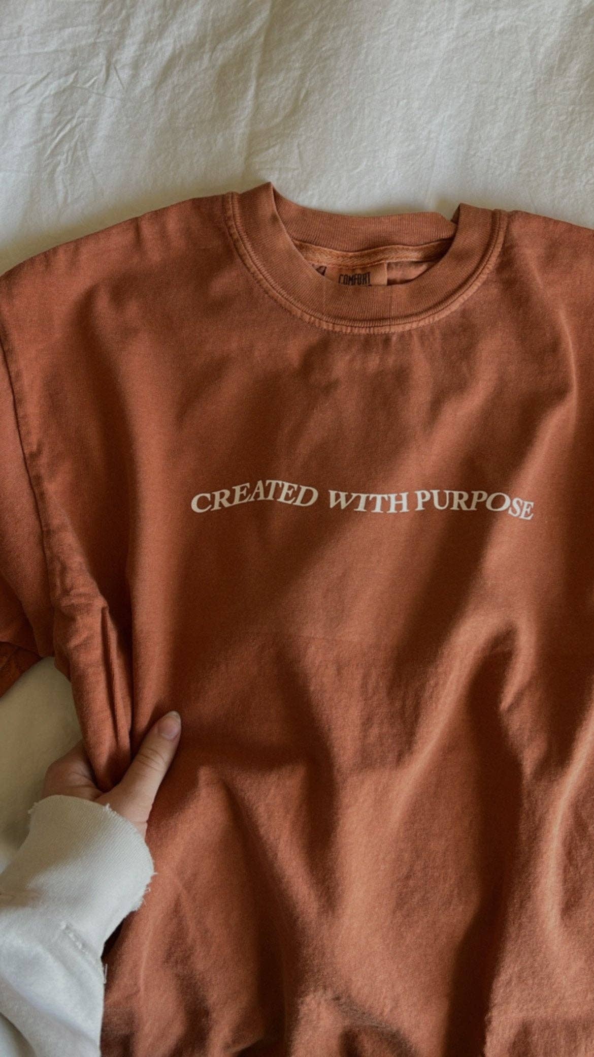 Created With Purpose Co. - Wholesale Screen Printed T-Shirt - Women's - CREATED WITH PURPOSE TEE1