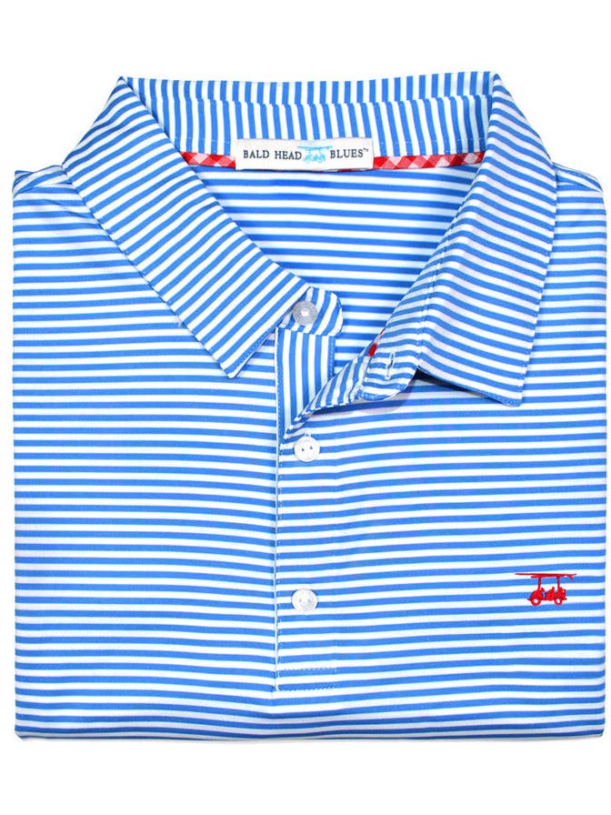 Bald Head Blues - Wholesale T-Shirt - Kids - Albatross Youth Polo - Regatta/White1