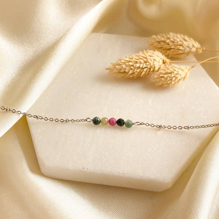 Toermalijn armband - zilver voor wholesale door Mystic Jewelry