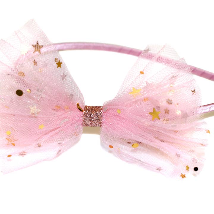 Star Tyll Alice Band - GGAB353 ROSA för wholesale av Goody Gumdrops