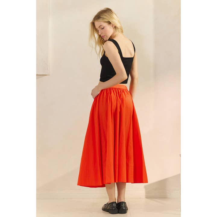 Veveret - Wholesale Skirt - Women's - Midi Pull on Skirt24