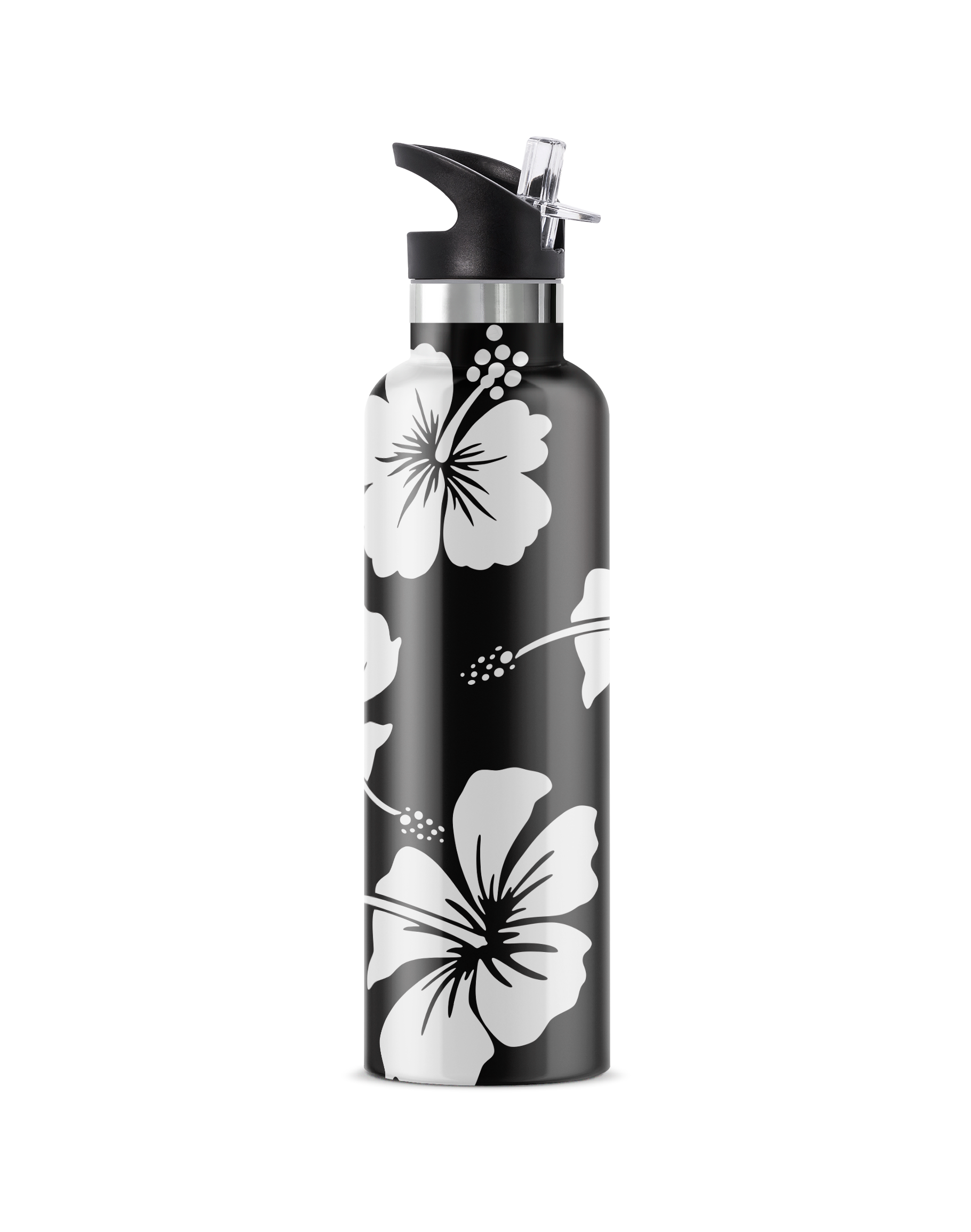 My Bougie Bottle - Wholesale Water Bottle - ALOHA 25 oz Insulated Water Bottle Flip' n ' Sip Lid3