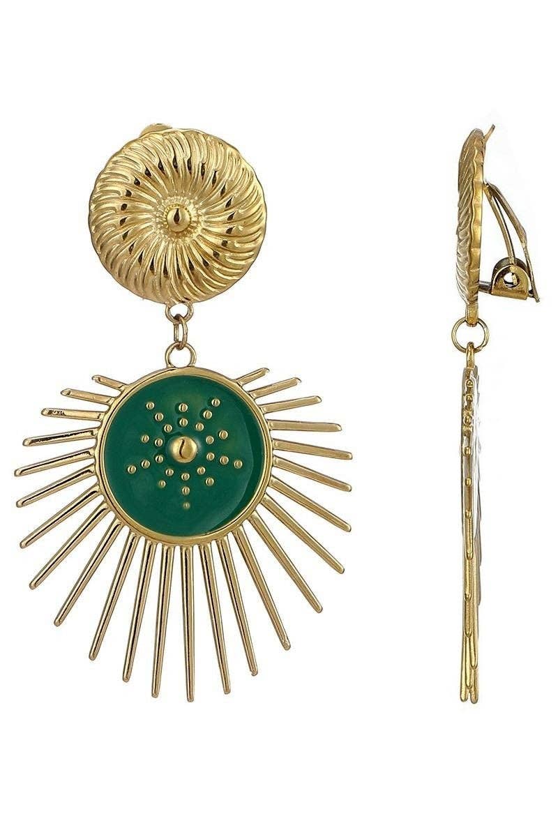 BELLE MISS - Wholesale Clip-On Earrings - Zeynep clip-on earrings in stainless steel3