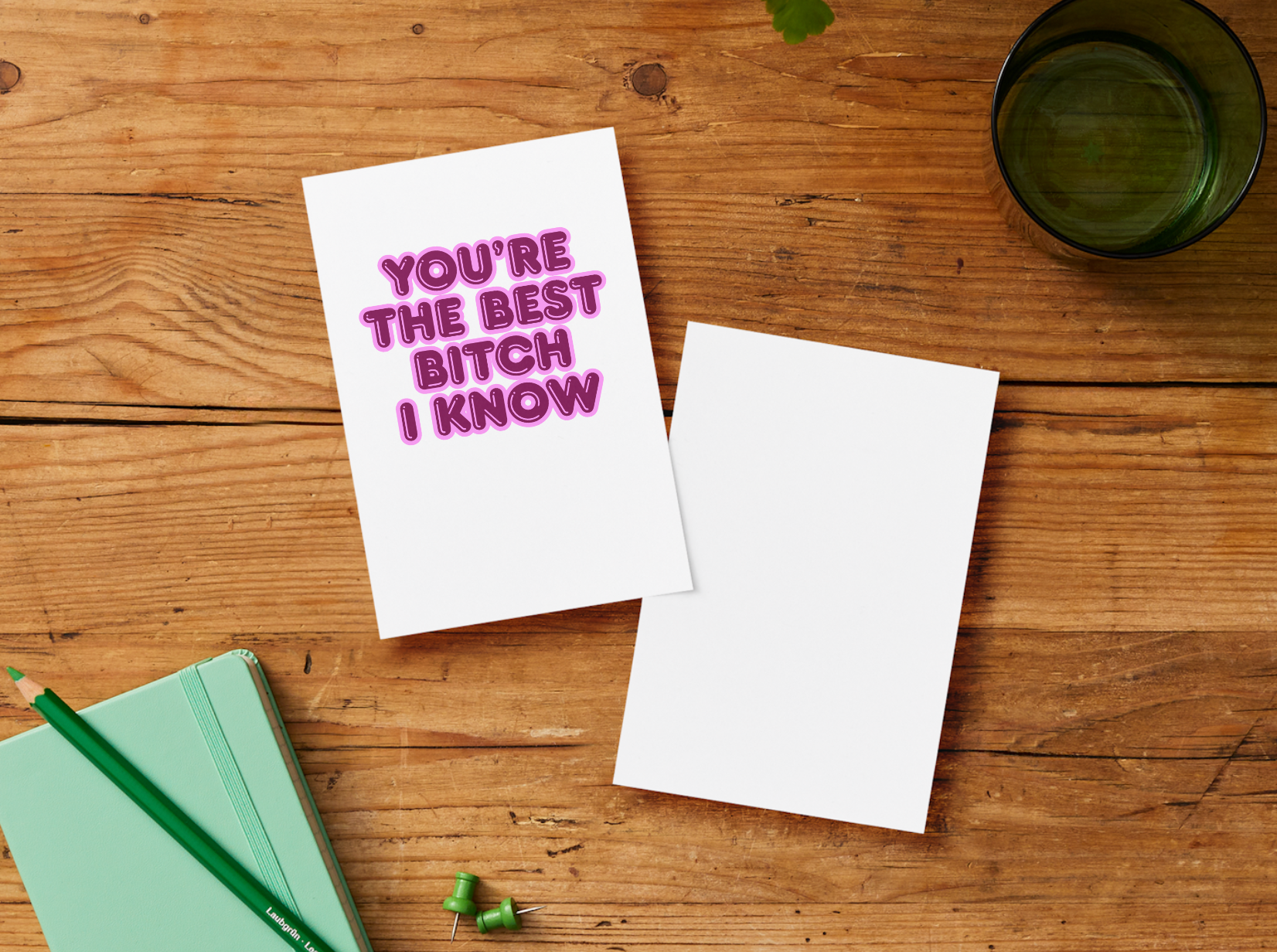 Party Collective - Wholesale Friendship Card - You're The Best Bitch I Know Card5