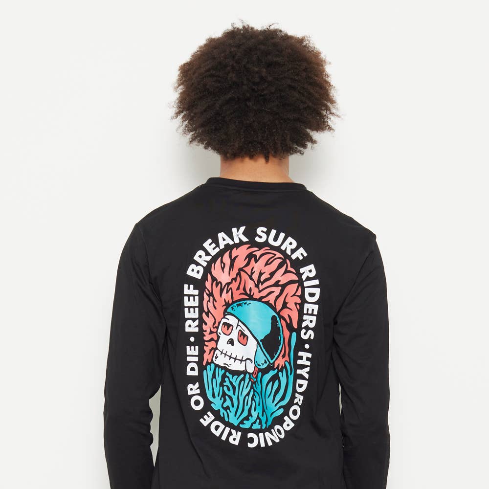 Hydroponic - Wholesale T-Shirt - Men's - Reef Ls 01- Black4