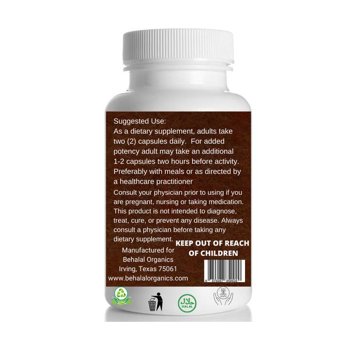 Behalal Organics – wholesale Oralt tillskott/Vitamin – Kalawalla Kapsel Pure Premium Polypodium Leucotomos 500 mg 13