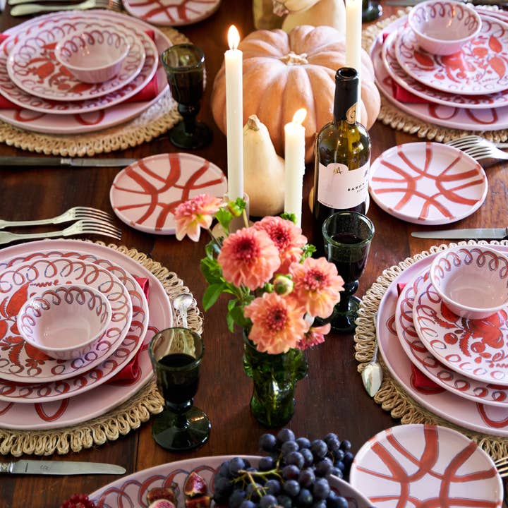 Couleur Nature - Wholesale Charger plate - Amalfi Service Charger Plate Pink - 12.6" Diameter7