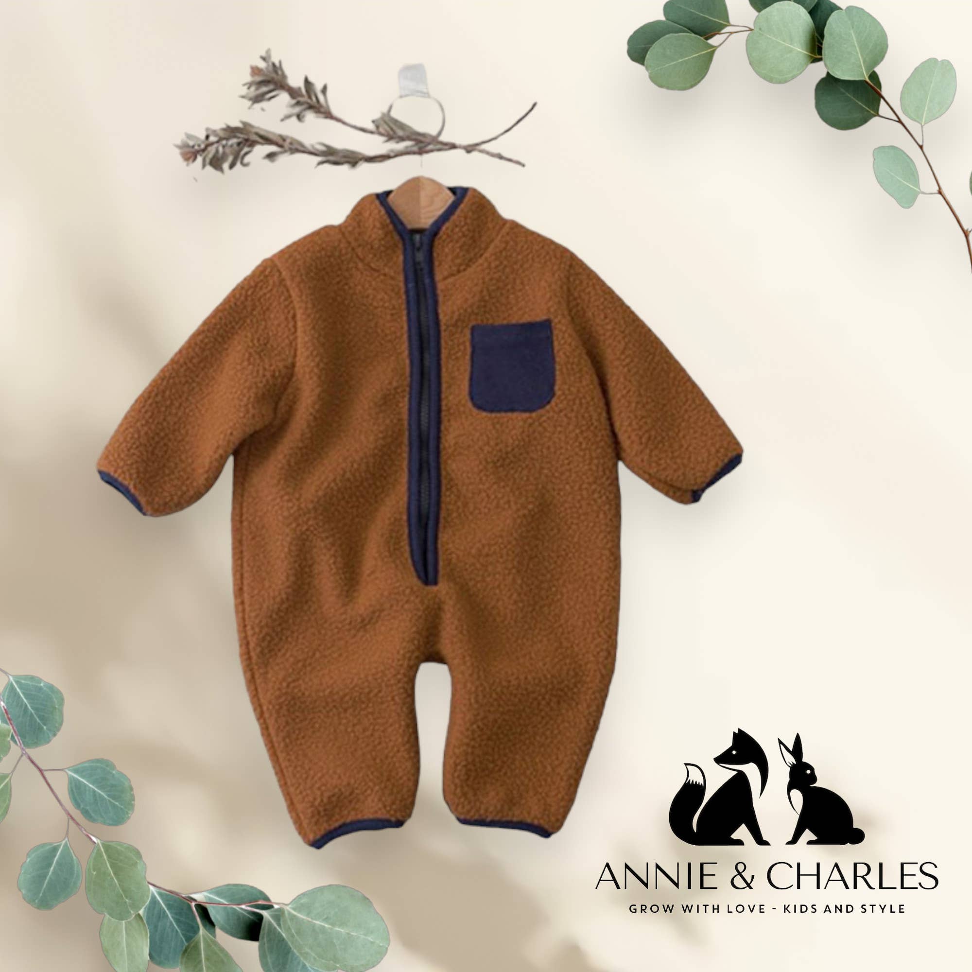 Annie & Charles – wholesale Jumpsuit – Baby – Annie & Charles® fleece suit11