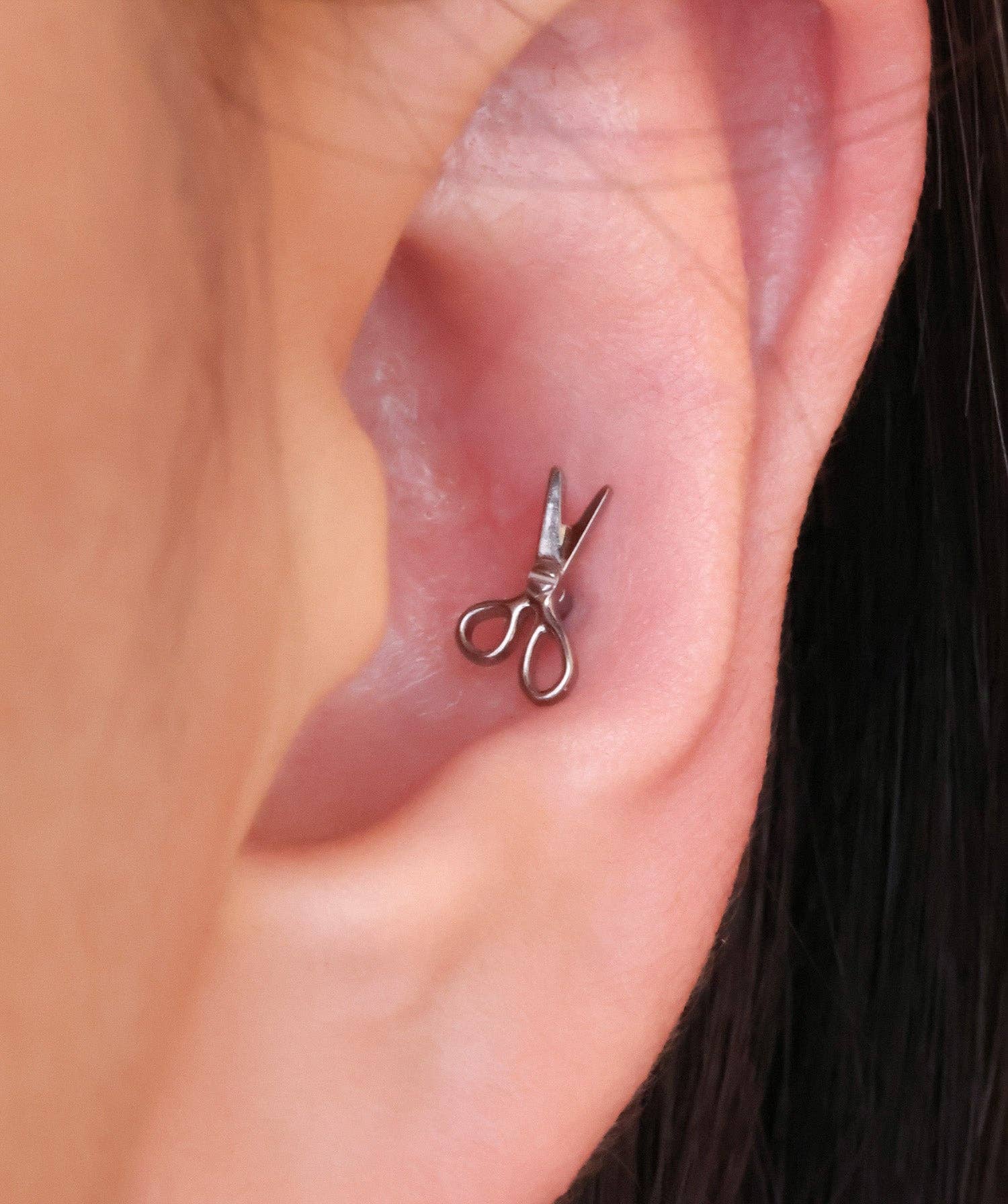 oumo jewelry - Wholesale Stud/Post Earrings - Titanium Scissor Stud ✂️8