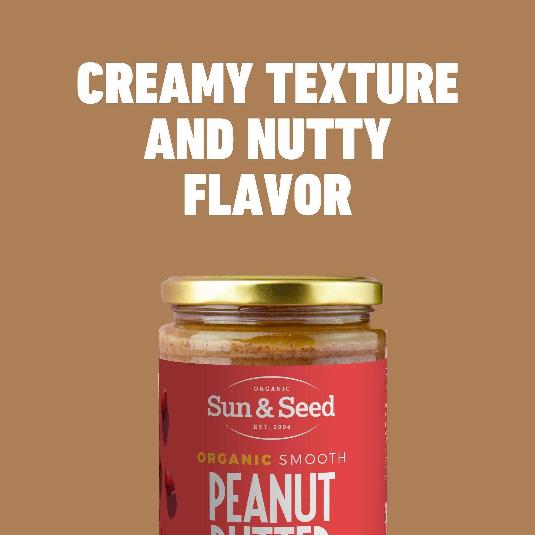 Sun & Seed – wholesale Nut butter – Organic Smooth Peanut Butter 500g2