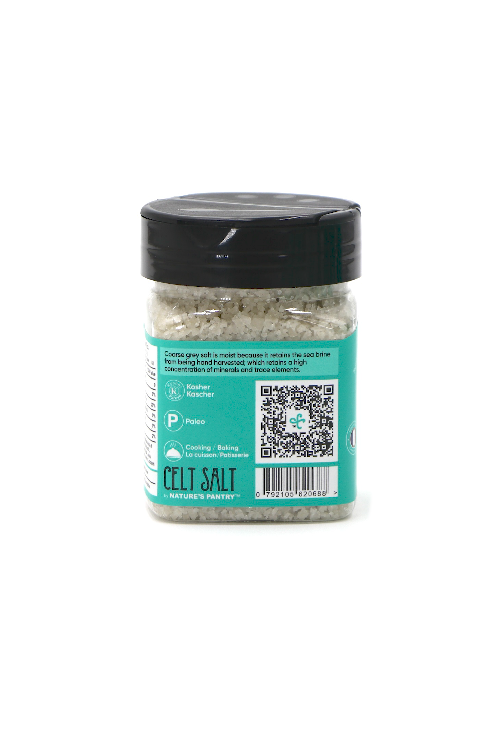 Celt Salt By Nature's Pantry - Vendita all'ingrosso Sale - Sale marino celtico, shaker da 8 once di sale celtico grosso grigio chiaro3
