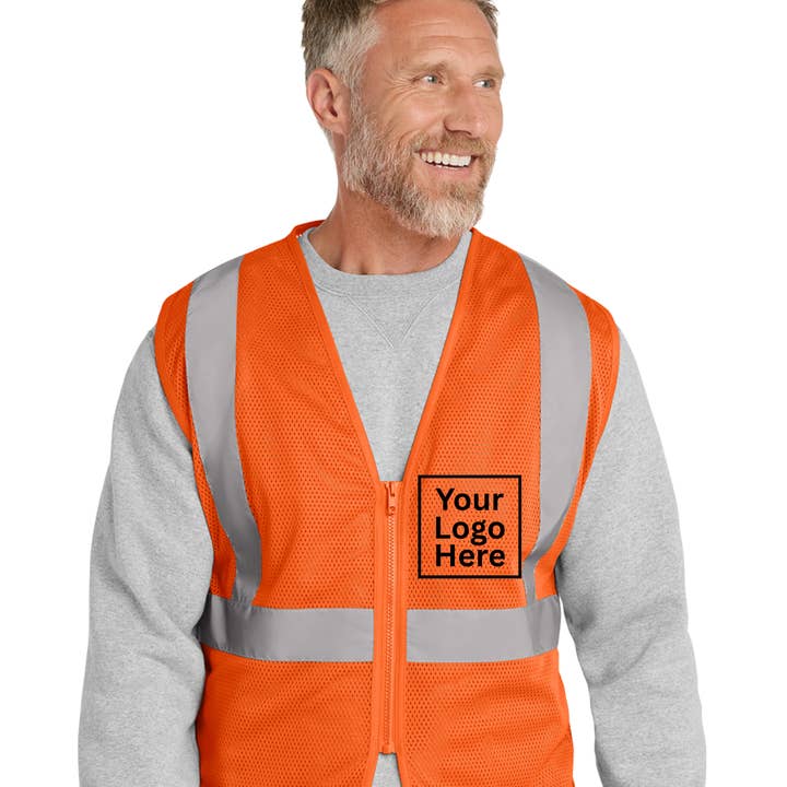 Custom CornerStone® Safety Vest | Personalized Logo Safety V for wholesale by Hansjay creations